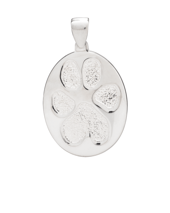 Pet Large Paw Print Sterling Keepsakes